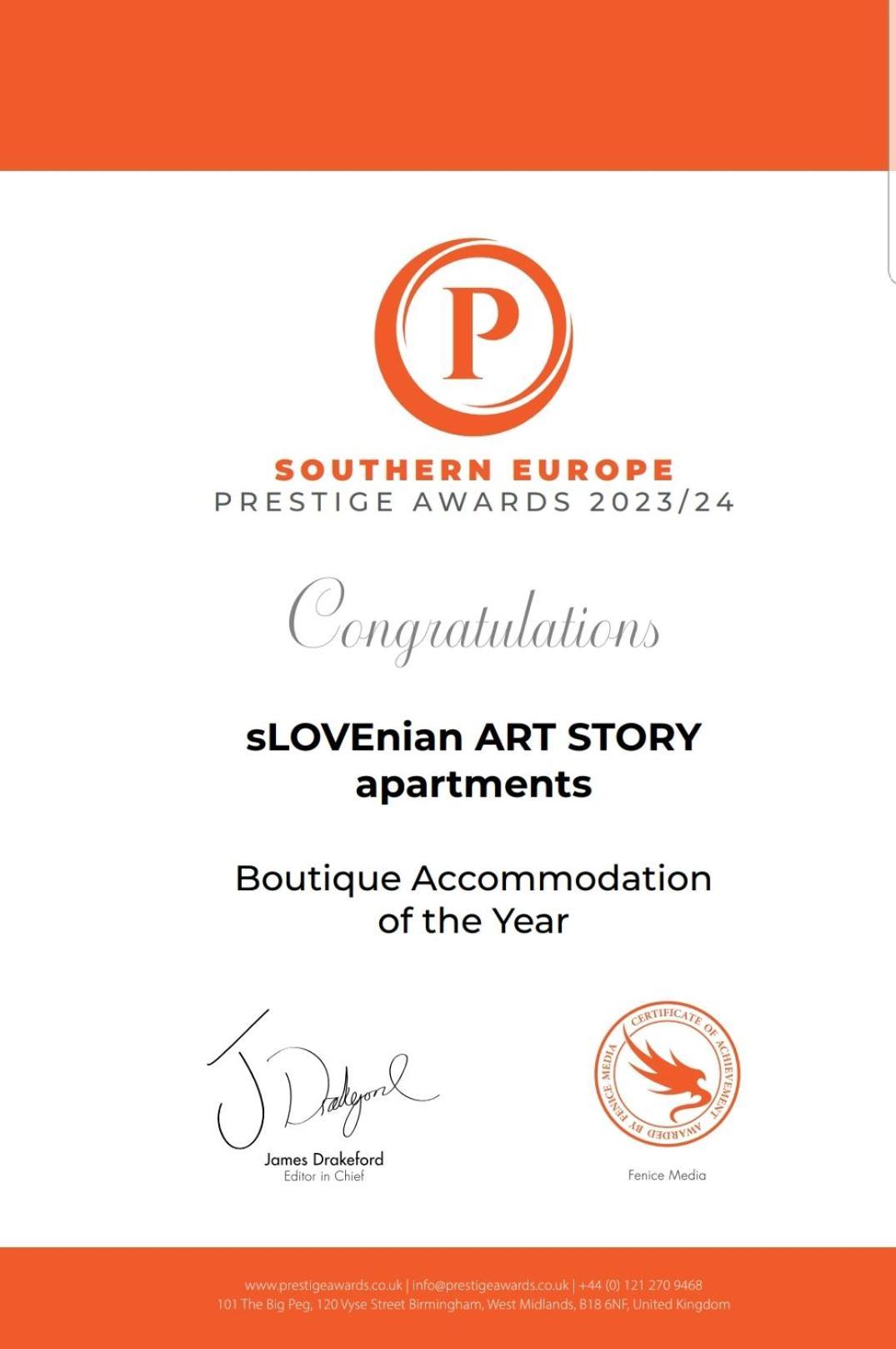 Appartement Slovenian Art Story à Ljubljana Extérieur photo